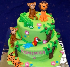 Torta so zvieratkami