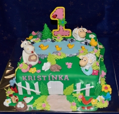 Torta so zvieratkami