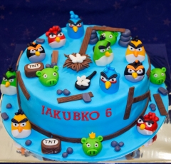 Torta Angry Birds