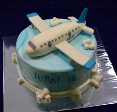 Lietadlo na torte