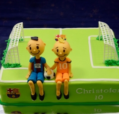 Futbalová s postavičkou