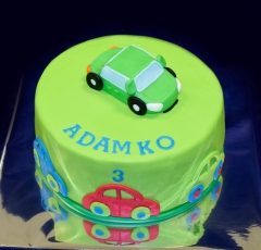 Torta s autíčkom