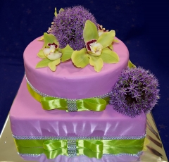 Kvety na torte