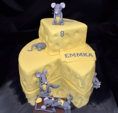 Myši na torte