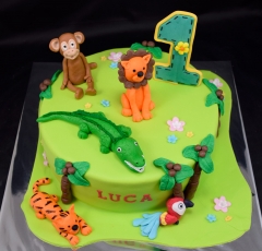 Torta so zvieratkami