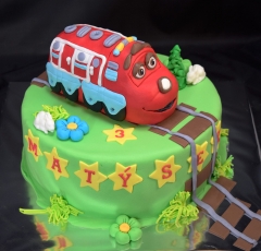 Vláčik na torte
