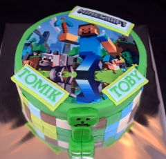 Torta minecraft