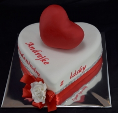 Torta srdce