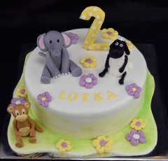 Torta so zvieratkami
