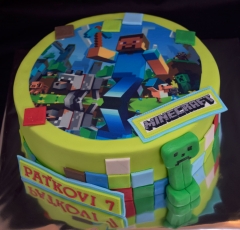 Torta minecraft