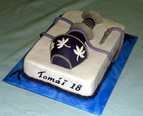Svadobné torty » Torta Torta Vodná fajka