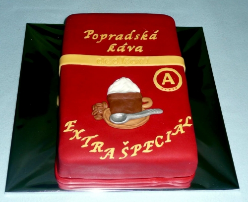 Torty » Torta Narodeninová firemná torta káva čaj