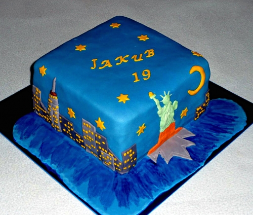 Svadobné torty » Torta Narodeninová torta New York