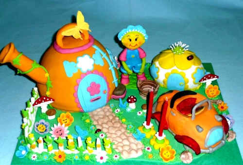 Torty » Torta Detská torta Fifi a jej kamaráti pre dievča