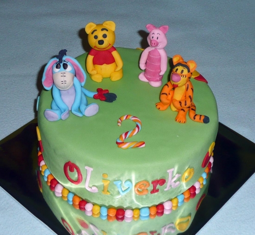 Svadobné torty » Torta Detská torta macko Pooh pre Oliverka