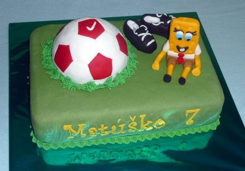 Športové torty » Torta Detská torta SpongeBob pre Matúška