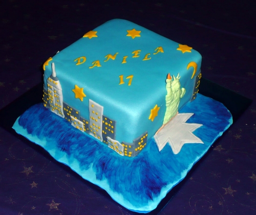 Svadobné torty » Torta Narodeninová torta New York