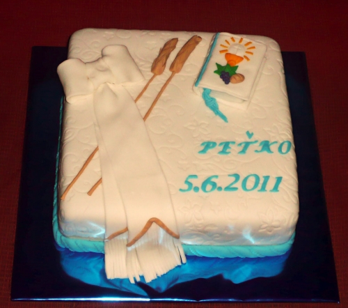 Krstinové torty » Torta Prvé sv. prijímanie, torta pre chlapca