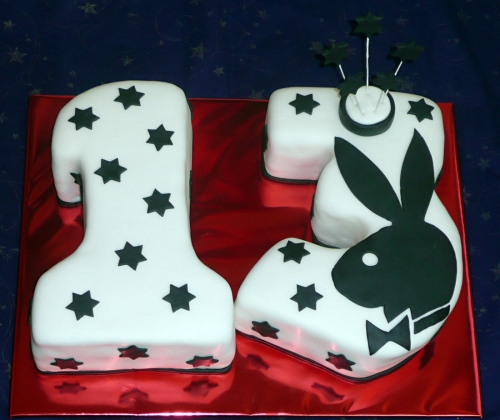 Svadobné torty » Torta Torta PlayBoy číslo  13
