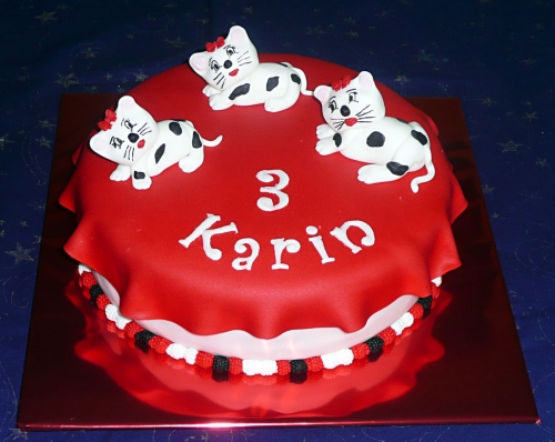 Svadobné torty » Torta Detská torta mačky pre Karin