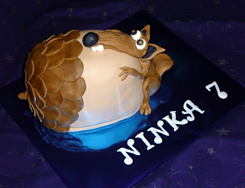 Svadobné torty » Torta Narodeninová torta podľa rozprávky Doba ľadová - Ice Age