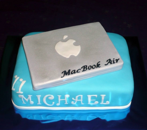 Svadobné torty » Torta Torta počítač, notebook MacBook Air