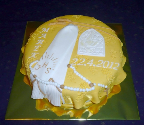 Krstinové torty » Torta Torta na birmovku, prvé sv. prijímanie, torta pre chlapca