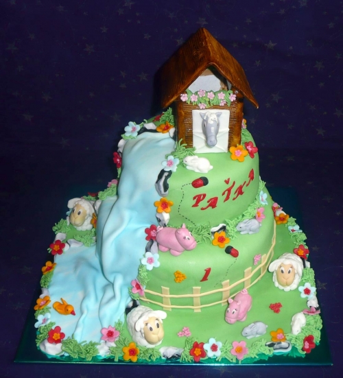 Svadobné torty » Torta Torta so zvieratkami
