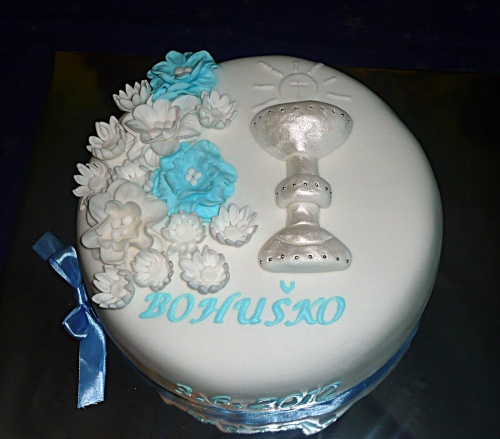 1. sv. prijímanie, birmovka » Torta Prvé sv. prijímanie