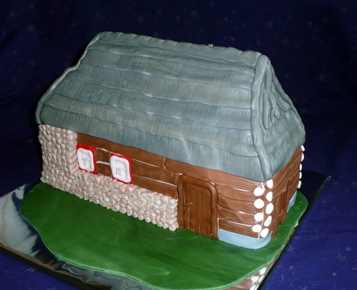Torty » Torta Torta drevenica pre starkého, narodeninová torta pre deduška