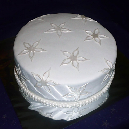 Svadobné torty » Torta Kvety na torte