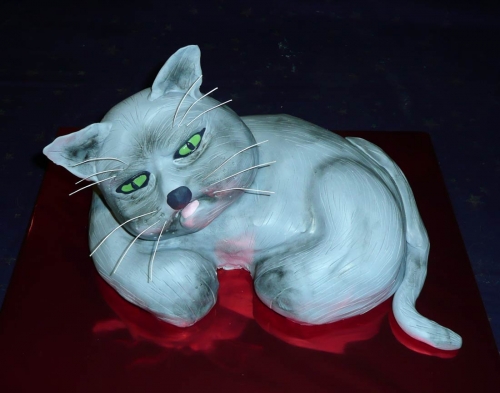 Svadobné torty » Torta Mačka 3D