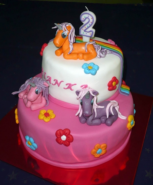 Svadobné torty » Torta Poníky