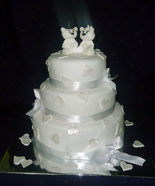 Svadobné torty » Torta Valentínska