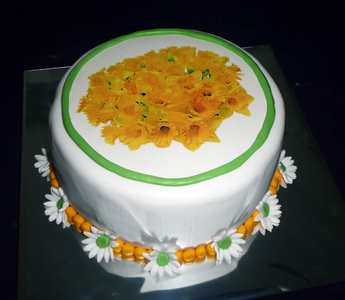 Najnovšie torty » Torta Kvet narcis