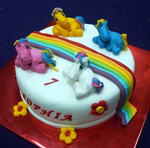 Svadobné torty » Torta Poníky
