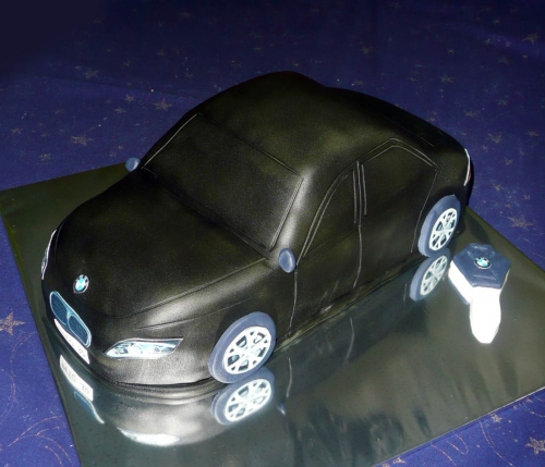 Svadobné torty » Torta Auto BMW