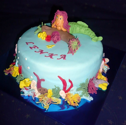 Najnovšie torty » Torta Morská panna