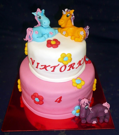 Najnovšie torty » Torta Poníky Viktorke