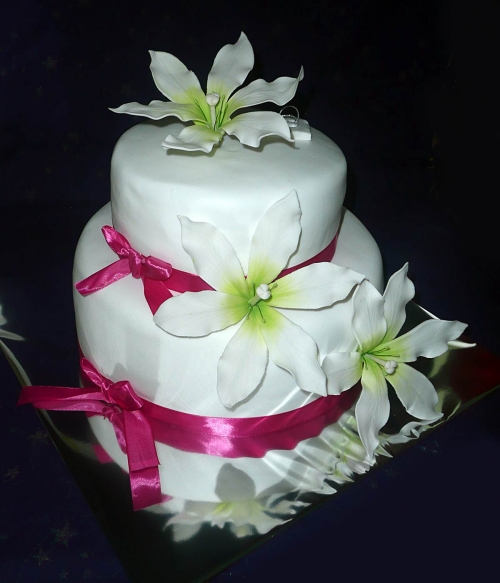 Svadobné torty » Torta Svadobná 2p.