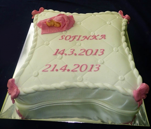 Krstinové torty » Torta Sofinke