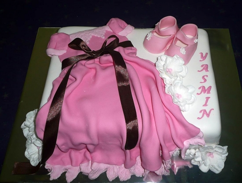 Krstinové torty » Torta Krstinová a šaty