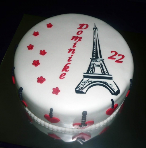 Najnovšie torty » Torta Eiffelová veža