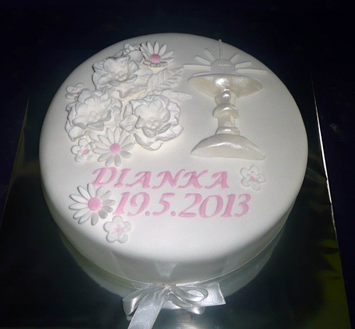 1. sv. prijímanie, birmovka » Torta PSP Dianka