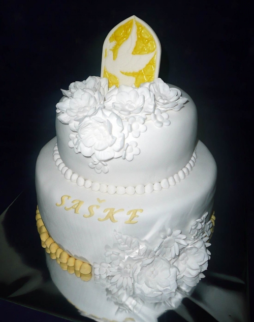 1. sv. prijímanie, birmovka » Torta PSP Saška