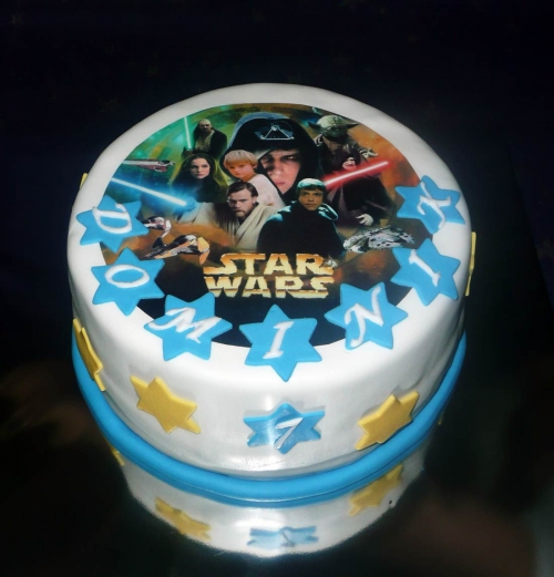 Jedlé obrazky na torty » Torta Star Wars