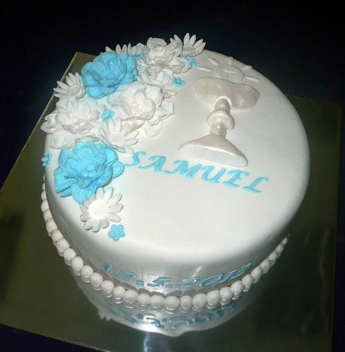 1. sv. prijímanie, birmovka » Torta PSP Samuel