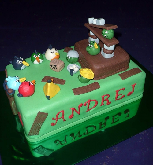 Najnovšie torty » Torta Angry birds