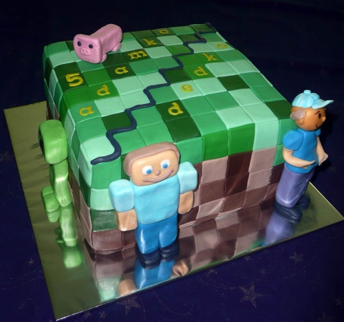 Najnovšie torty » Torta Minecraft