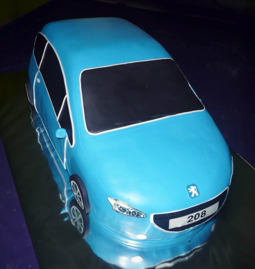 Najnovšie torty » Torta Peugeot 208